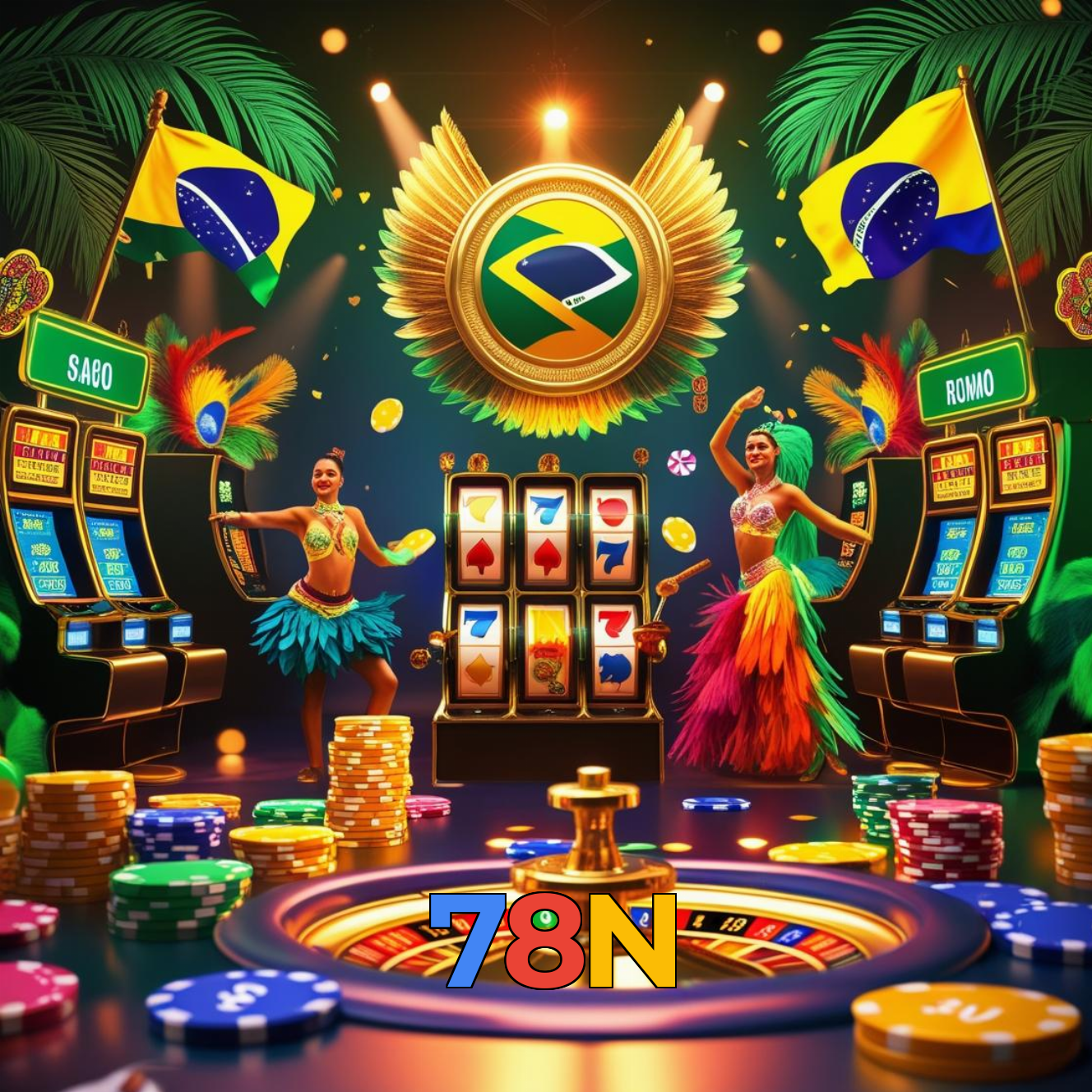 78N:Gire as slots e vença com grandes prêmios!